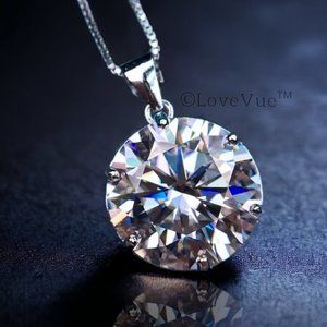 Certified 10ct. t.w. Diamond Solitaire Brilliant Cut Necklace